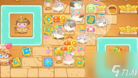 保卫萝卜4法老归来第4关攻略