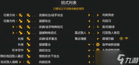 暗影格斗3出招技能有哪些