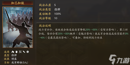 三国志战略版知己知彼怎么样