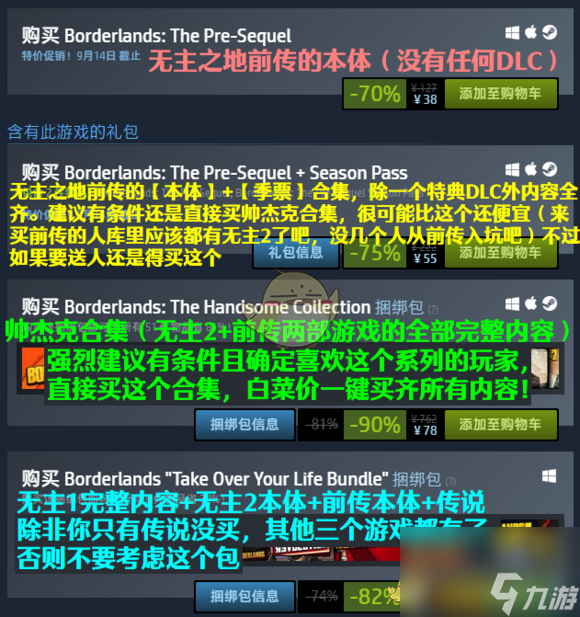 无主之地 前传Steam购买指南