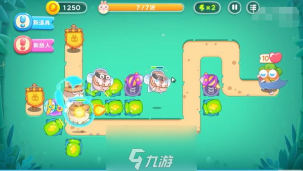 保卫萝卜4卧兔藏龙第六关怎么过 攻略图解法一览