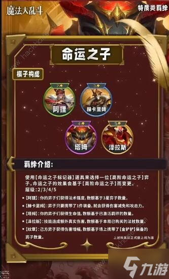 云顶之弈s12羁绊一览表 s12魔法大乱斗全羁绊属性图