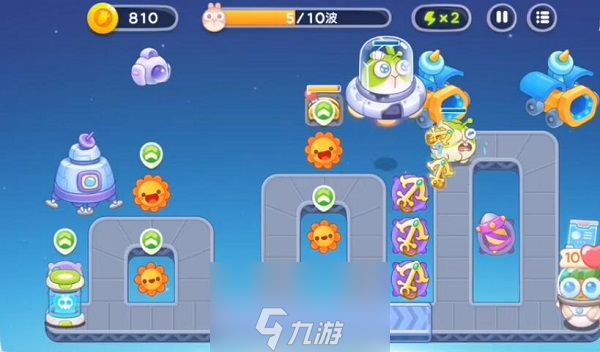 保卫萝卜4太空穿越第五十二关怎么过 通关流程攻略