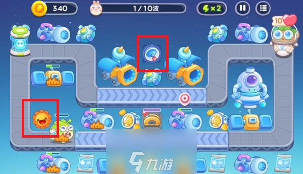 保卫萝卜4太空穿越第五十三关怎么过 通关流程攻略