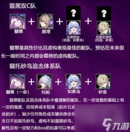 崩坏星穹铁道翡翠0命和1命对比分析