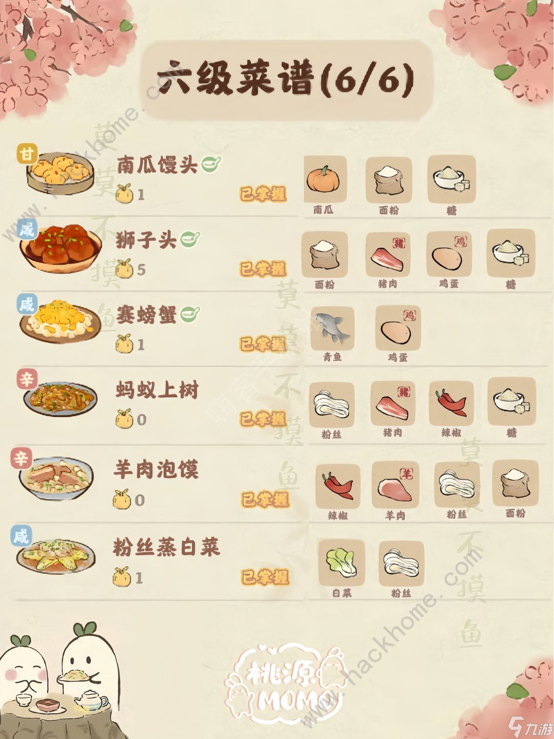 桃源深处有人家家常菜菜谱大全 最新家常菜七八级烹饪食谱一览