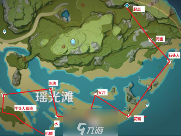 原神锄地路线攻略 全地图最佳收益锄地图分享
