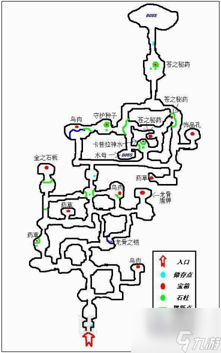 伊苏6绿水洞宝箱在哪里 伊苏6绿水洞宝箱地图位置一览