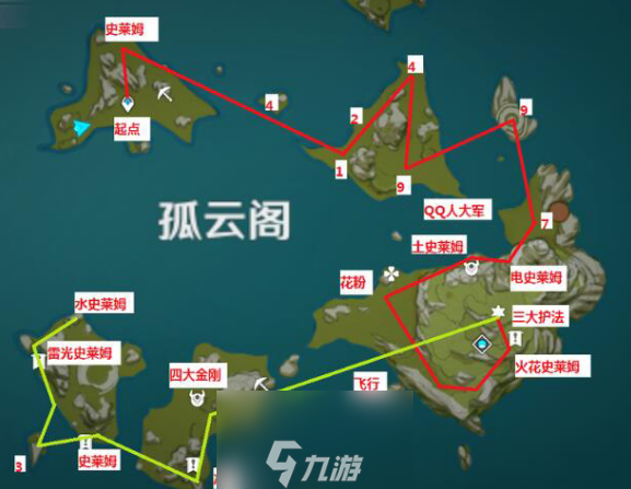原神锄地路线攻略 全地图最佳收益锄地图分享
