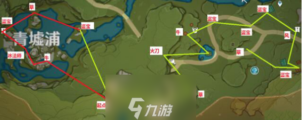 原神锄地路线攻略 全地图最佳收益锄地图分享