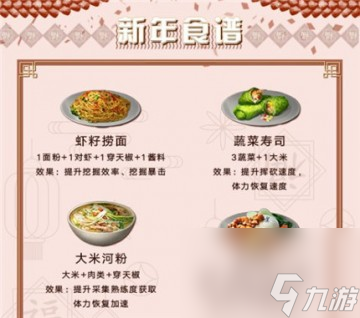 明日之后5月14日料理大賽食譜大全