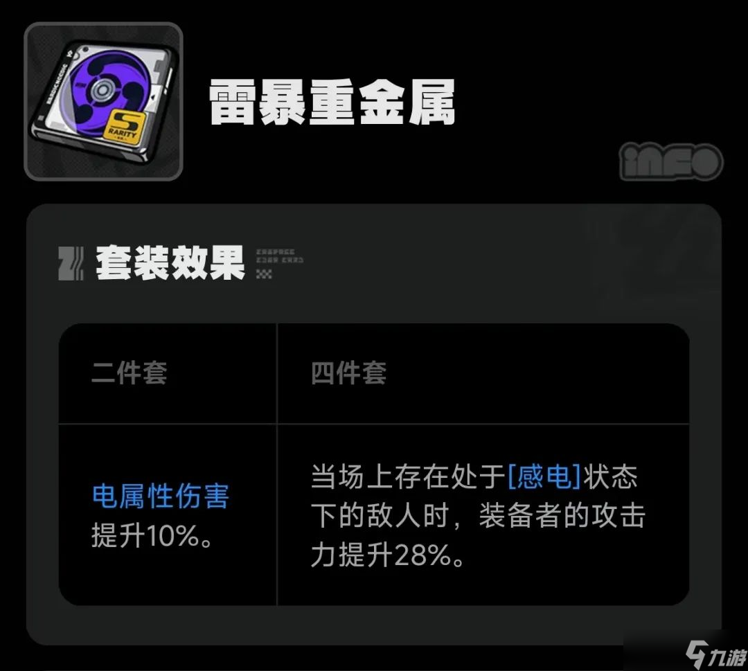 絕區(qū)零雷暴重金屬驅(qū)動盤搭配詞條推薦