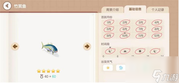 心动小镇手游竹荚鱼活跃时间在什么时候