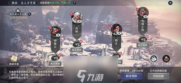 天涯明月刀手游万雪窟攻略 阵容推荐与打法介绍