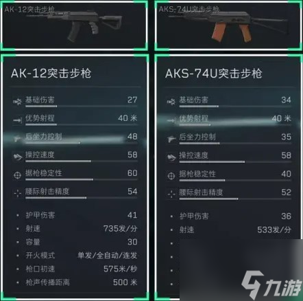 三角洲行動(dòng)ak12和aks對(duì)比分析