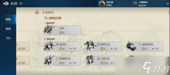 《世界启元》兵种系统之近战兵种