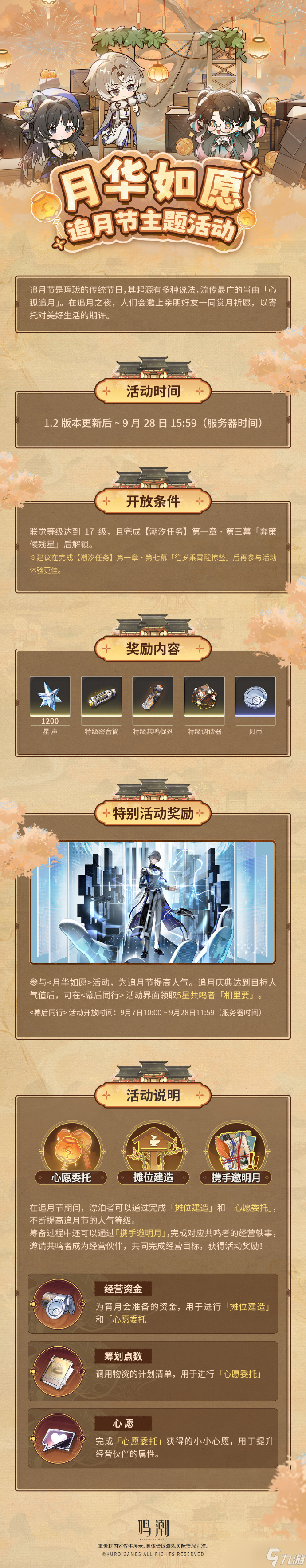 鸣潮月华如愿活动玩法介绍