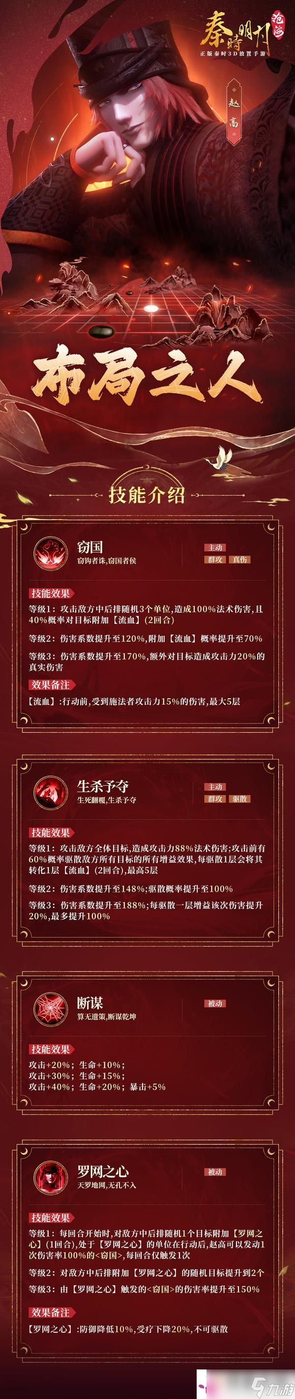 《秦时明月：沧海》【赵高】即将登场！罗网密布-天下为局