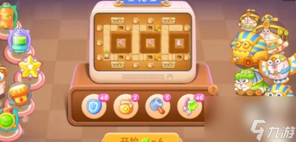 《保卫萝卜4》法老归来18金萝卜道具全清过关技巧