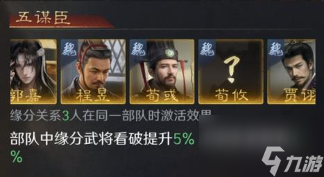 三國(guó)謀定天下英雄程昱陣容推薦