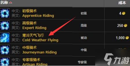 魔獸世界懷舊服寒冷飛行在哪學(xué)-懷舊服寒冷飛行騎術(shù)學(xué)習(xí)方法