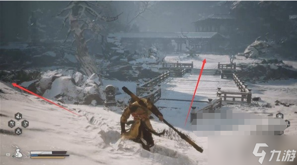 黑神话悟空第三回雪山径披霜道怎么过