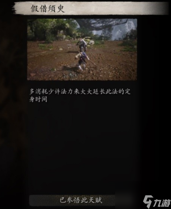 黑神话悟空奇术天赋效果是什么 黑神话悟空全奇术天赋效果介绍
