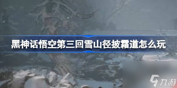 黑神话悟空第三回雪山径披霜道怎么玩