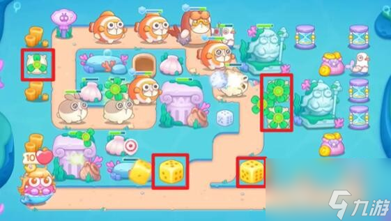 保衛(wèi)蘿卜4海的閨女第108關(guān)通關(guān)攻略