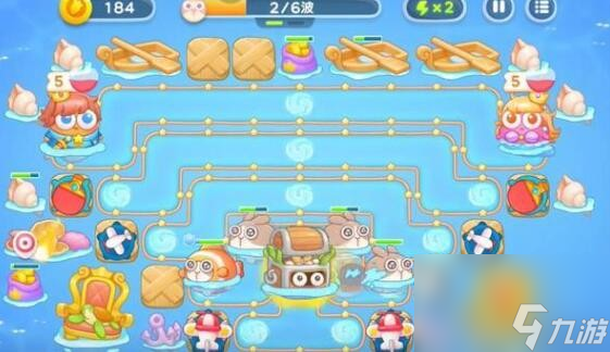 保衛(wèi)蘿卜4海的閨女第115關(guān)通關(guān)攻略