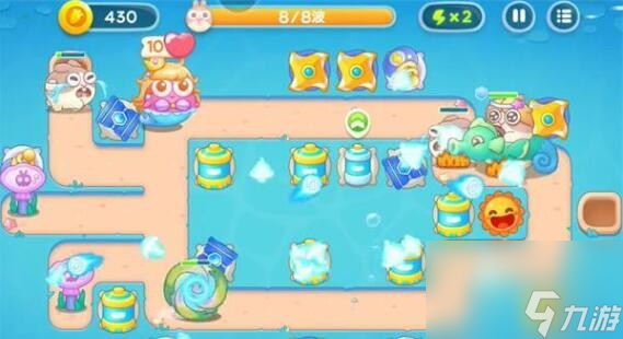 保衛(wèi)蘿卜4海的閨女第111關(guān)通關(guān)攻略
