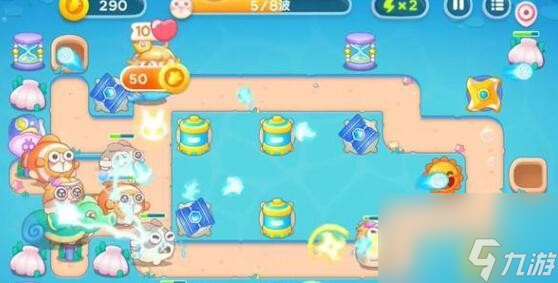 保衛(wèi)蘿卜4海的閨女第111關(guān)通關(guān)攻略