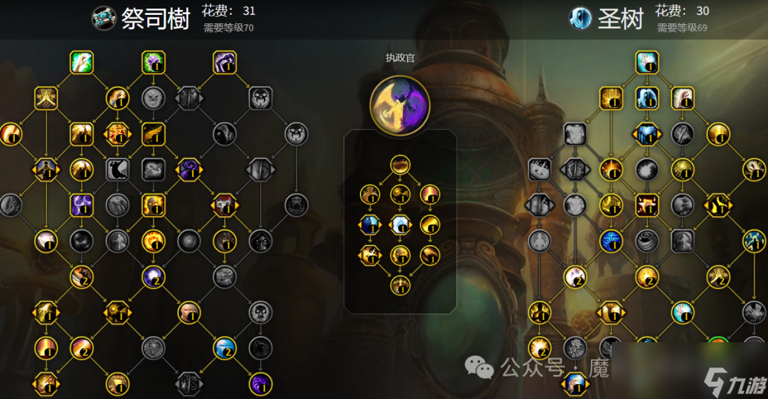 魔兽世界11.0五人本牧师天赋加点推荐