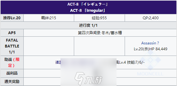 FGOFZ联动复刻ACT-8配置攻略 第八个剧情敌人配置一览