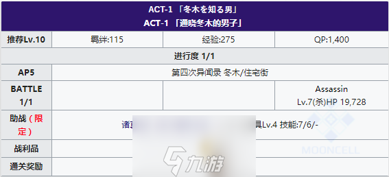 FGOFZ联动复刻ACT-1配置攻略 第一个剧情敌人配置一览