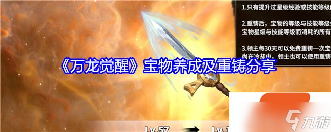 万龙觉醒宝物养成及重铸分享
