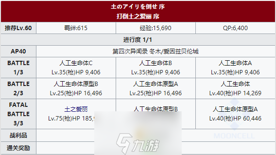 FGOFZ复刻打倒土之爱丽配置攻略 挑战本配置详解