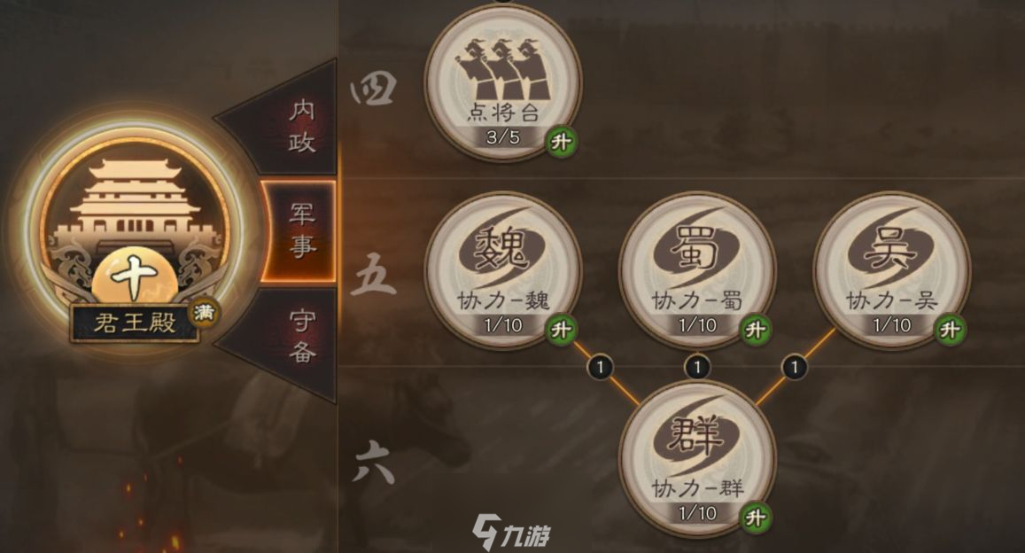 三國志戰(zhàn)略版建筑功能介紹 建筑全解
