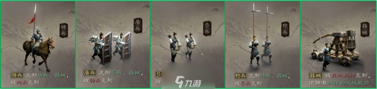 三国志战略版兵种属性特效介绍 克制关系效果分析