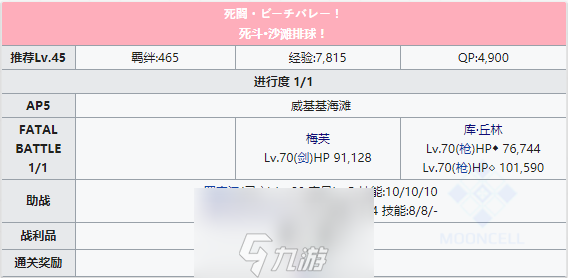 FGO泳装三期第六日昼配置攻略 剧情副本配置掉落详解