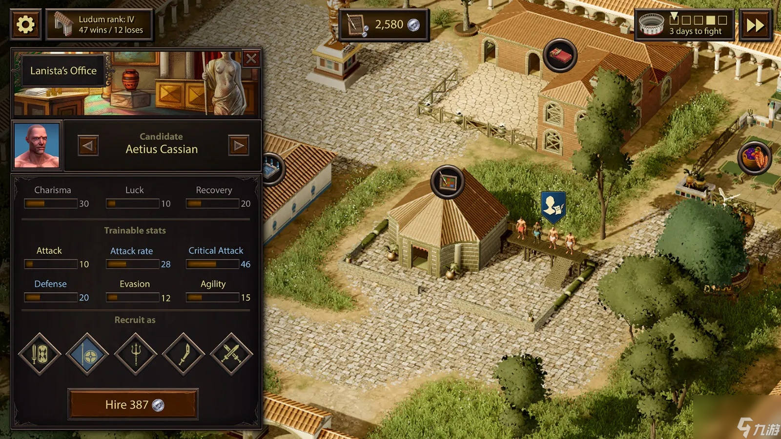 角斗士管理模拟游戏《Gladiators of Citadelum》Steam页面开放