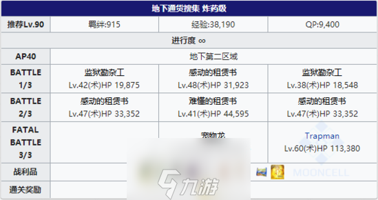 FGO夏日泳装复刻炸药级配置 地下通货搜集副本掉落一览