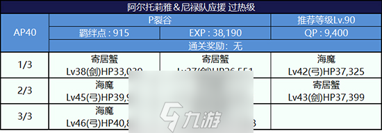 FGO夏日泳装复刻第三轮阿尔托莉雅组配置攻略 活动副本配置