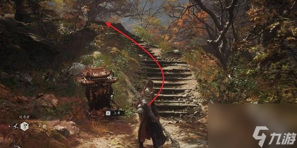 黑神话悟空盘丝岭的打坐点蒲团位置在哪