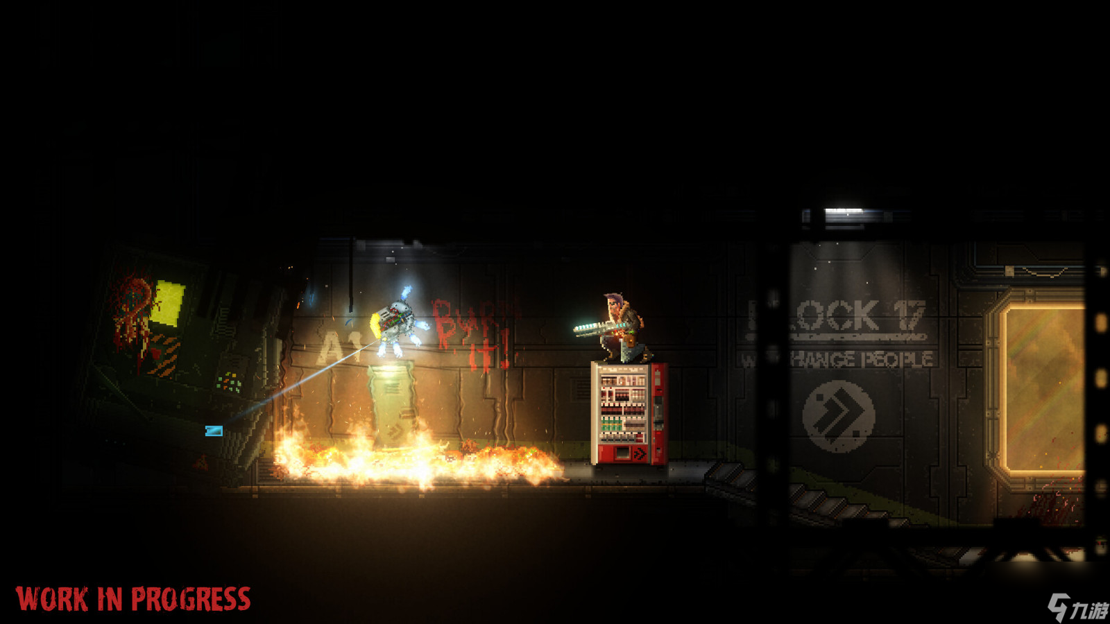像素风科幻动作游戏《Block 17》Steam页面 2026年发售