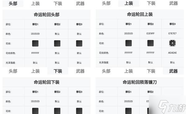 命运方舟命运轮回外观染色有哪些-命运轮回外观染色推荐