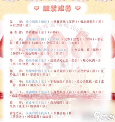 奇迹暖暖梦幻甜点第三天怎么搭配 活动关卡高分攻略