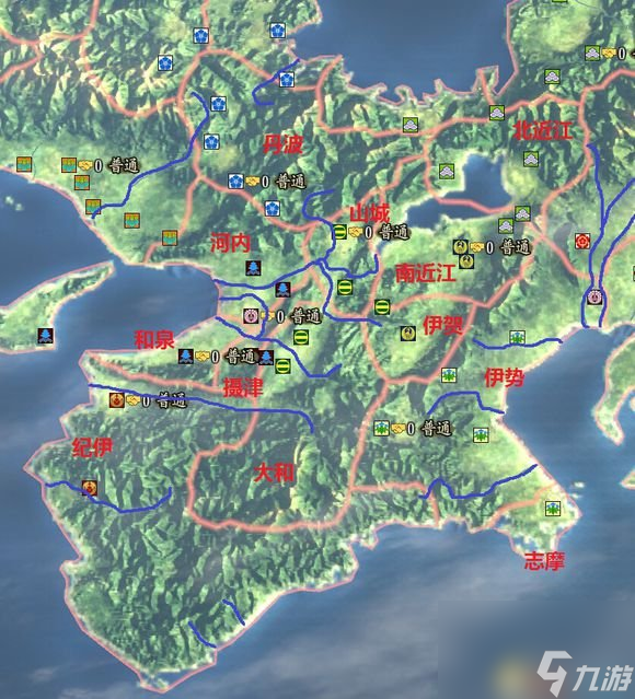 信长之野望创造：战国立志传全地区种田适宜性评价