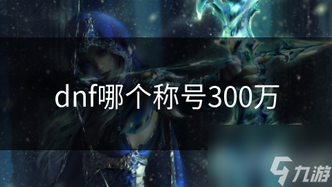 dnf哪个称号300万