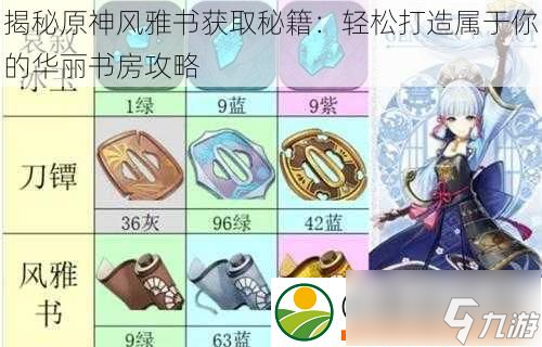 揭秘原神風雅書獲取秘籍：輕松打造屬于你的華麗書房攻略